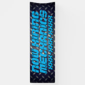 Pas nu de bedradingsmiddelen op diamant-Bord aan Spandoek (Verticaal)