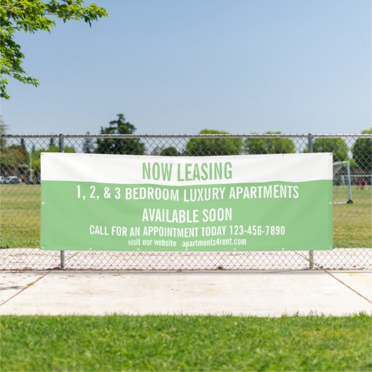 Pas nu het huren afdelingen voor huur aan groot spandoek (Insitu)