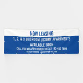 Pas nu het huren afdelingen voor huur aan groot spandoek (Horizontaal)