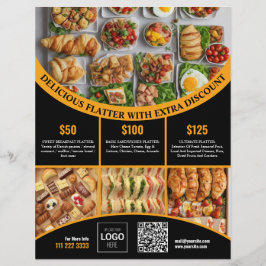 Pas online deze Elegant Food Menu & Prijs aan