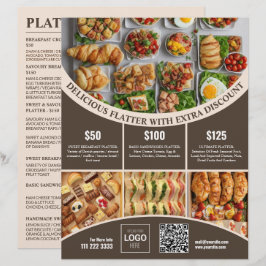 Pas online deze Elegant Food Menu & Prijs aan