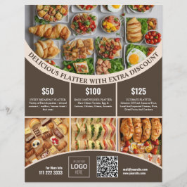 Pas online deze Elegant Food Menu & Prijs aan