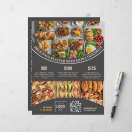 Pas online deze Elegant Food Menu & Prijs aan