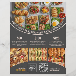 Pas online deze Elegant Food Menu & Prijs aan