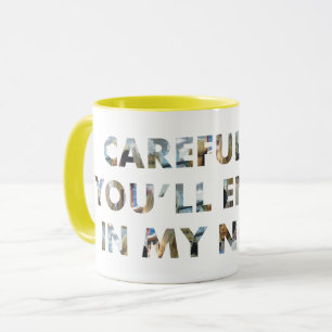 Pas op, anders kom je in mijn roman terecht (met g mok