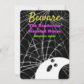 Pas op Black Spider Weds Ghost Halloween Party (Achterkant)