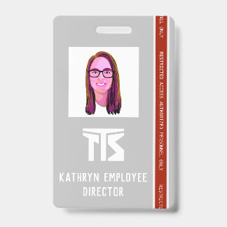 Pas op: Bouw - Hoog Risico ID-badge Badge