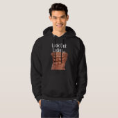 PAS OP DAMES SPIERBUNDEL IN DE BUIK HOODIE (Voorkant volledig)