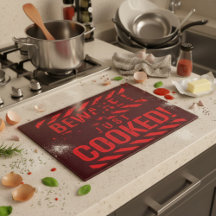 Pas op dat ik net gekookt heb