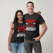 Pas op dat mijn zuster een advocaat is t-shirt (Unisex)
