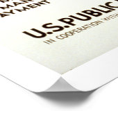 Pas op de kankerkwack (grens) poster (Hoek)