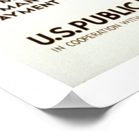 Pas op de kankerzak (canvas) poster (Hoek)