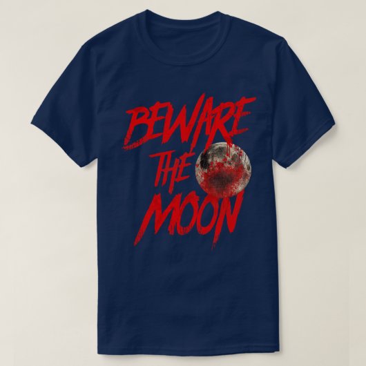 Pas op de maan Een Amerikaanse weerwolf in Londen T-shirt (Design voorkant)