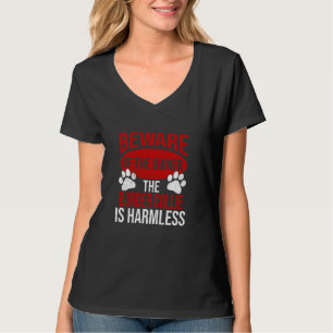 Pas op - Dog Dad Dog Mom Border Collie Dog Owner T-shirt