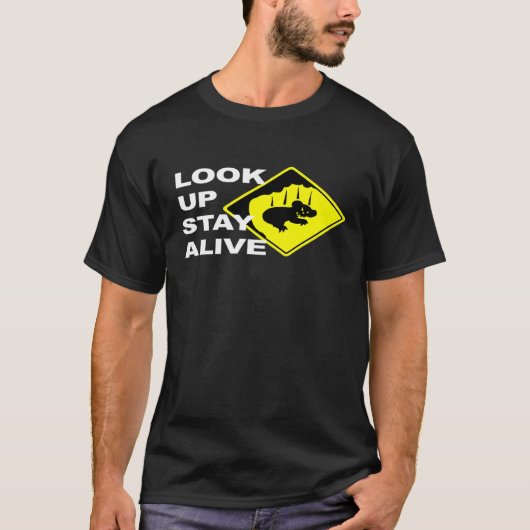 Pas op Drop Beren Zoek op Blijf in leven Aussie T-shirt (Voorkant)