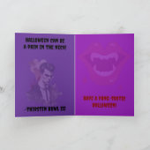 "Pas op!" Dubbele wenskaart Kaart (Binnen)