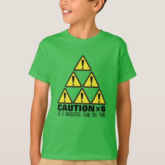 Pas op! Grappige Kerstcadeau T-shirts (Voorkant)
