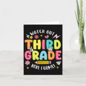 Pas op, groep 5 komt eraan Hallo 3e klas  Kaart (Voorkant)