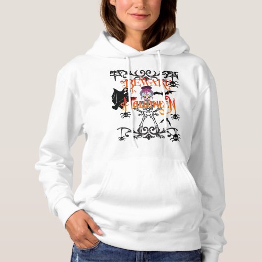 Pas op Halloween Hoodie (Voorkant)