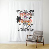 Pas op Halloween Wandkleed (In situ)