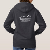 "Pas op het grijze shirt" van Anna Blake Hoodie (Achterkant)