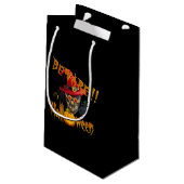 Pas op het is Halloween Klein Cadeauzakje (Achterkant Gekanteld)