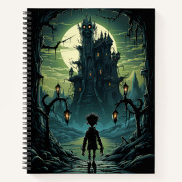 Pas op! Het vervloekte kasteel Halloween Notitieboek
