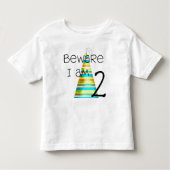 Pas op, ik ben 2 kinder shirts (Voorkant)