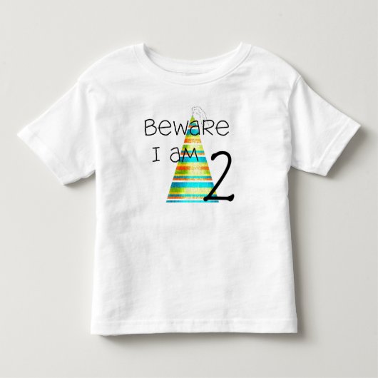 Pas op, ik ben 2 kinder shirts (Voorkant)