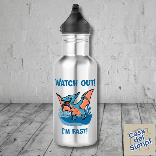 Pas op! Ik ben snel! Waterfles