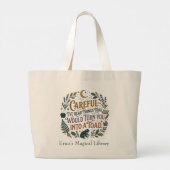 Pas op, ik heb dingen verkeerd gelezen Paddencitaa Grote Tote Bag (Achterkant)