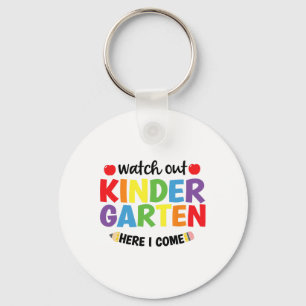 Pas op kleuterschool hier kom ik Kinder terug naar Sleutelhanger