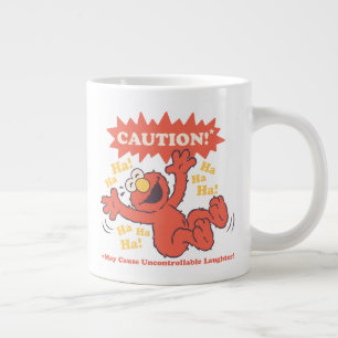 Pas op Lachende Elmo Vooruit Grote Koffiekop