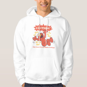 Pas op Lachende Elmo Vooruit Hoodie