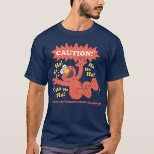 Pas op Lachende Elmo Vooruit T-shirt