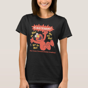 Pas op Lachende Elmo Vooruit T-shirt
