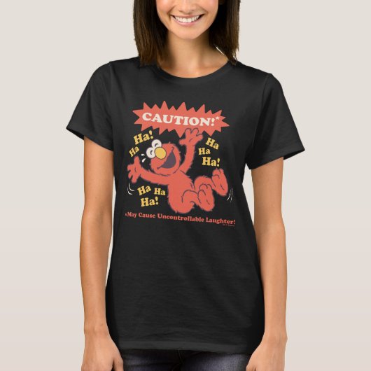 Pas op Lachende Elmo Vooruit T-shirt (Voorkant)