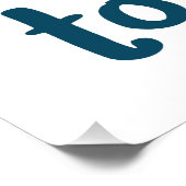 Pas op Little Tornado Schattige Perfect Poster (Hoek)