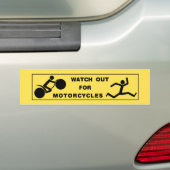 Pas op, Man! Bumpersticker (Op auto)