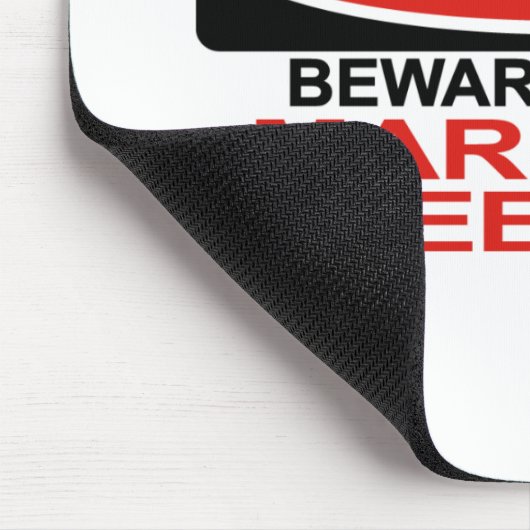 Pas op Maremma Sheepdog Muismat (Hoek)