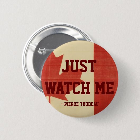 Pas op me ronde button 5,7 cm (Voorkant /achterkant)