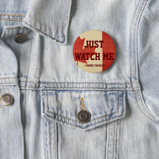 Pas op me ronde button 5,7 cm (In situ)