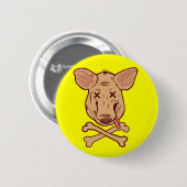 Pas op met h1n1 ronde button 5,7 cm (Voorkant /achterkant)