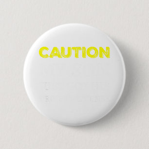 Pas op mijn zoon heeft net zijn rijbewijs gehaald ronde button 5,7 cm