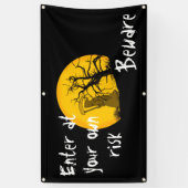 Pas op spandoek (Verticaal)