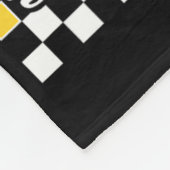 Pas op, vierde klas, hier kom ik 4e klas terug fleece deken (Hoek)