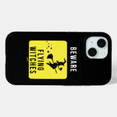 PAS OP VLIEGENDE HEKSEN grappig halloween Case-Mate iPhone Case (Achterkant (horizontaal))