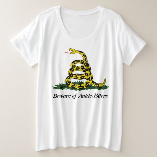 Pas op voor ankle-Biters T-shirt (Design voorkant)