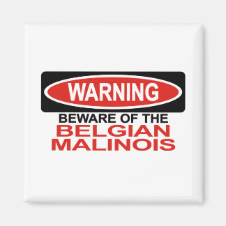 Pas op voor Belgische malinois Magneet