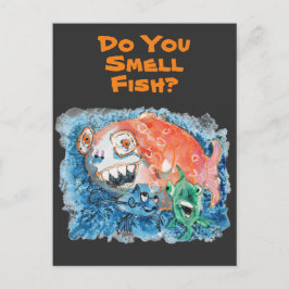 Pas op voor Big Fish #170306 Briefkaart